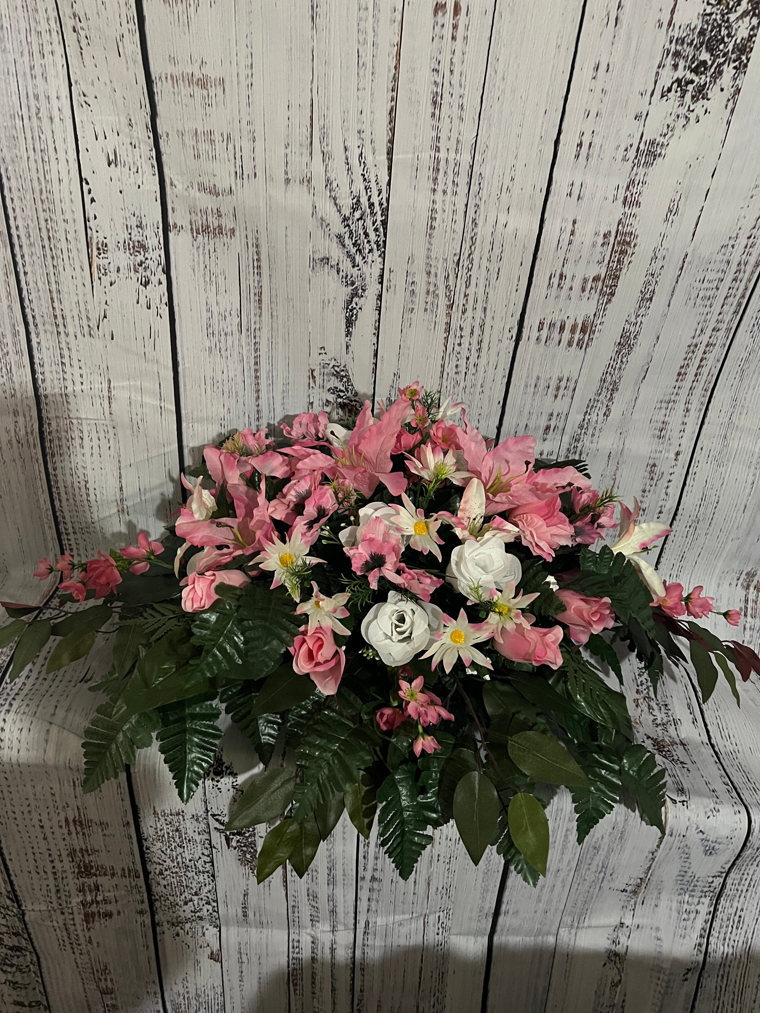 Cemetery headstone Topper